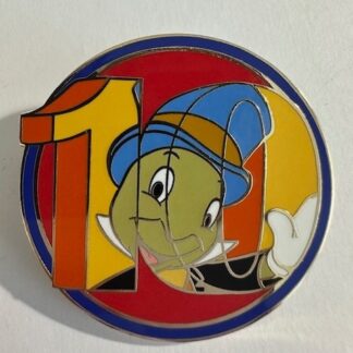 Jiminy Cricket - Pinocchio - 10 Years of Disney Pin Trading Disney Pin F1