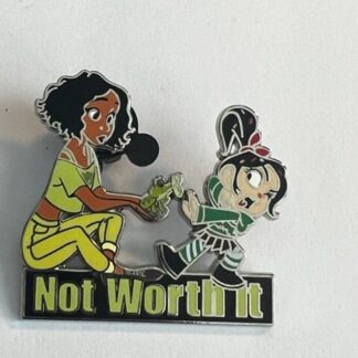 LE Wreck It Ralph Tiana And Vanellope Not With It Disney Pin (A8)