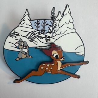 Loungefly Bambi Ice Skating Jumbo With Thumper Disney Pin A8