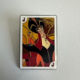 Loungefly Jafar Villains Playing Cards Card Mystery Aladdin Disney Pin A3
