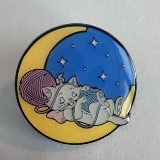 Loungefly Marie Sleeping On Moon Aristocats Kitten Pink Tarn Ball Disney Pin B1