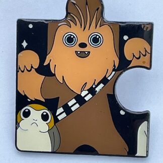 Loungefly STAR WARS Character Puzzle Piece Chewbacca Chewy Disney Pin B1