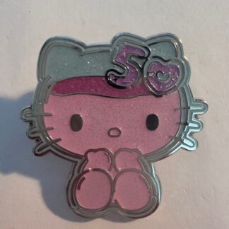 Loungefly Sanrio Hello Kitty 50th Anniversary Glitter Disney Pin (D9)