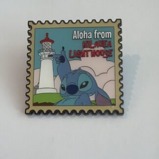 Loungefly Stitch Hawaii Postage Stamp Mystery Kilauea Lighthouse Disney Pin D9