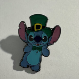 Loungefly Stitch Holidays St Patrick’s Green Hat Bowtie Disney Pin  (E8)
