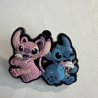Loungefly - Stitch and Angel Eating Ice Cream - Vacation - Free-D Disney Pin B4