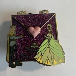 Love Letters Pin Of The Month Tiana Naveen Envelope Princess Disney Pin (C1)