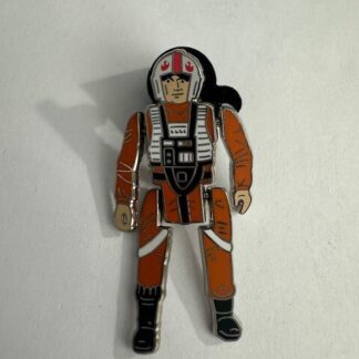 Luke Skywalker X Wing Pilot Action Figure Star Wars Disney Pin (E7)