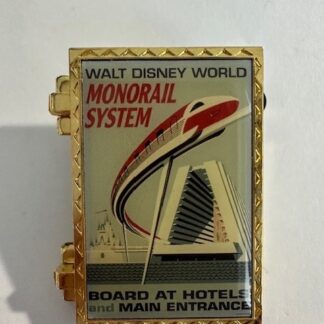 MONORAIL SYSTEM Stitch Disney Pin Walt Disney World POSTERS Limited E HTF C4