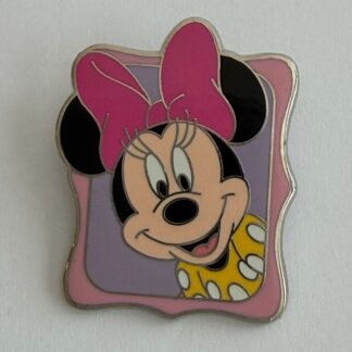Minnie - Peeking Mickey & Friends Starter 2014 Pink Frame Disney Pin H6