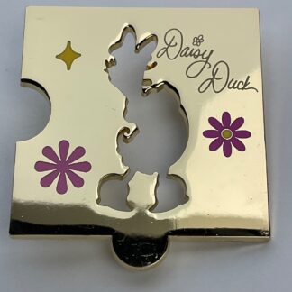 Monogram Disney Mickey Mouse & Friends Gold Puzzle Mystery Pin Daisy Duck G5