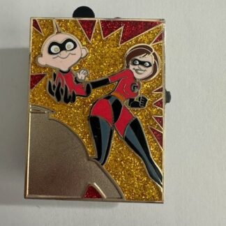 Mrs Incredible & Jack Jack Chaser Pixar The Incredibles DIsney Pin (E7)