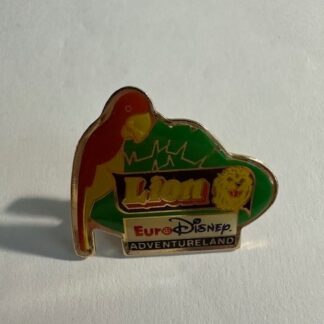 Nestle / EuroDisney - Adventureland - Lion Parrot Disney Pin E1