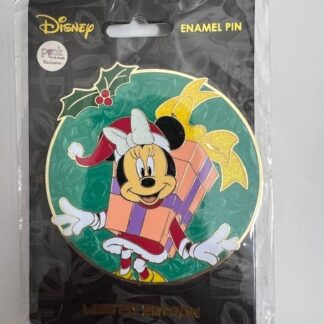 PALM Holiday Minnie Mouse 3" LE 300 Holiday Pin Monogram (B)