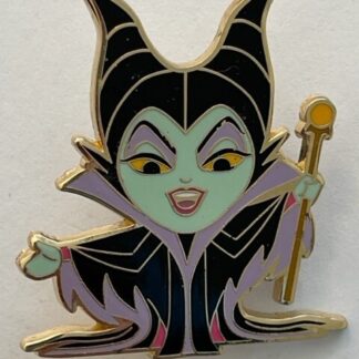 PALM Sleeping Beauty Villains Big Head Cutie Maleficent Disney Pin (A2)