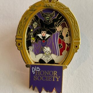 Pin Trading University PTU Dis-Honor Society Disney Villains Pin LE 750 F4