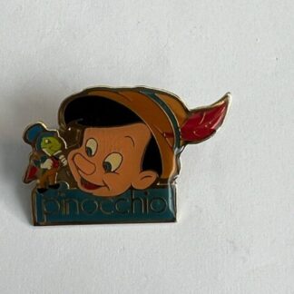Pinocchio’s Face With Jiminy Cricket Disney Pin (A8)