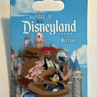 Pirates of the Caribbean Ride Donald Pig Piece of Disney History Pin DLR 2016 LE