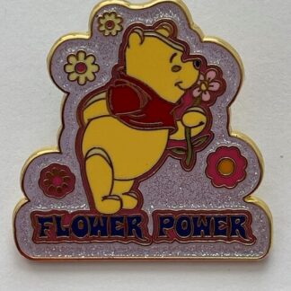 Pooh Bear Flower Power MOC Winnie the Pooh Disney Pin (A6)