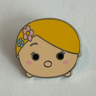 REAL! Rapunzel  Tangled - Tsum Tsum - Series 4 - Mystery 2017 Pink Disney Pin H6