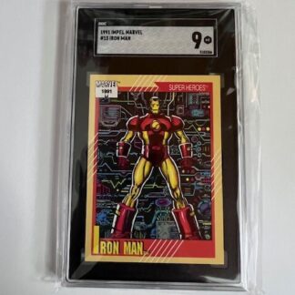SGC 9 1991 Impel Marvel #13 Iron Man PSA 9