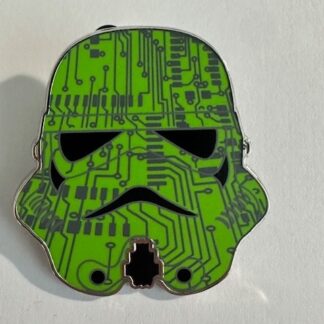 Star Wars Stormtrooper Helmets Mystery 2016 Green Circuit Board Disney Pin F2