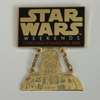 Star Wars Weekends Darth Vader Pin 2000 Weekends Dangle Disney Pin H7
