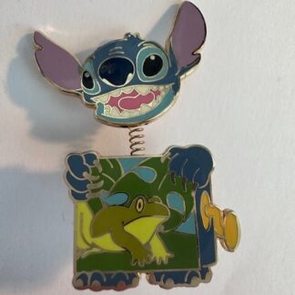 Stitch In The Box with Frog Lilo & Stitch Jack Box Disney Pin (A0)