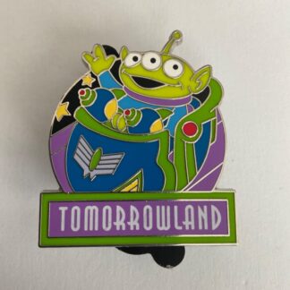 Stylized Disneyland Lands Booster Set - Tomorrowland Alien Pin F3