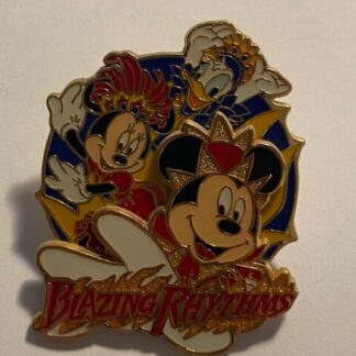 TDL Blazing Rhymes Mickey Minnie Donald Fire Disney Pin (A1)