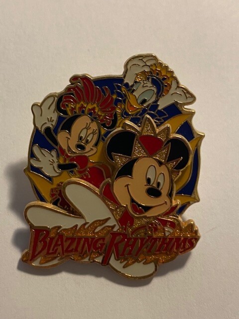 TDL Blazing Rhymes Mickey Minnie Donald Fire Disney Pin (A1)