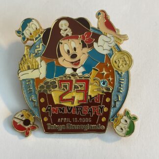 TDL Tokyo 23rd Anniversary Pirate Mickey Disney Pin 47327 (A4)