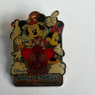 TDL Tokyo Mickey Minnie Donald Party Express Disney Pin (C1)