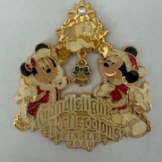 TDR Mickey Minnie Angel Harborside Candlelight Reflection 2009 Disney Pin F9