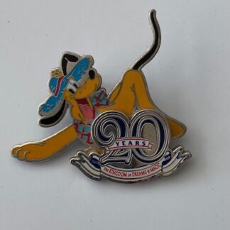 TDR Pluto 20th Anniversary TDL Kingdom Of Dreams Magic Disney Pin (B5)