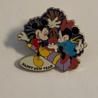 Target Happy New Year Mickey Minnie Dancing Disney Pin (B6)