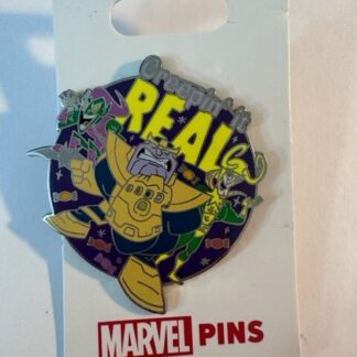 Thanos Disney Parks Marvel Loki Green Goblin Creepin’ It Real Pin (B)