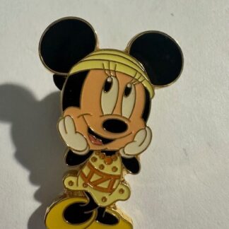 Tokyo Disney Sea Minnie Mouse Yellow Dress Pin Badge Collection (E5)