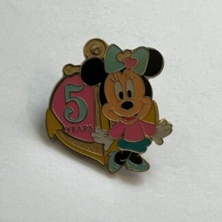 Tokyo Minnie Mouse Anchor Game Prize 5th Celebration Disney Pin (B2)
