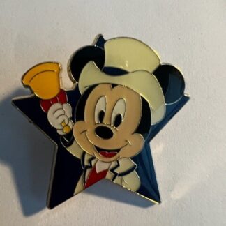 Tokyo TDS Mickey Mouse Game Prize Star Holiday 4Th Of July Disney Pin (A3)