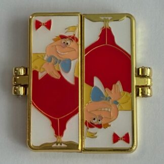 Tweedledee Tweedledum Hinged Playing Cards 2025 Alice in Wonder Disney Pin H6