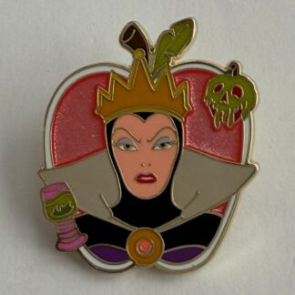 Uncas - Evil Queen - Villain Portraits Mystery 2026 Apple Potion Disney Pin H7