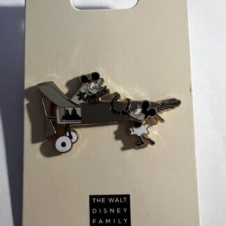 WDFM Walt Disney Family Museum Plane Crazy Mickey Minnie Mouse Disney Pin (B)