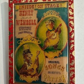 WDI 2007 Country Bear Jamboree Wendell and Henry Poster LE 150 Disney Pin D2