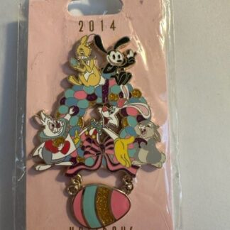 WDI 2014 Holiday Easter White Rabbit Thumper Oswald Roger LE 250 Disney Pin (B)