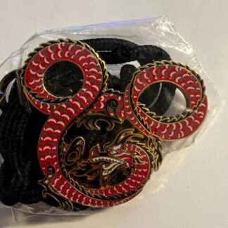 WDI Chinese Dragon Mickey Head Cast Red Disney Lanyard (B)