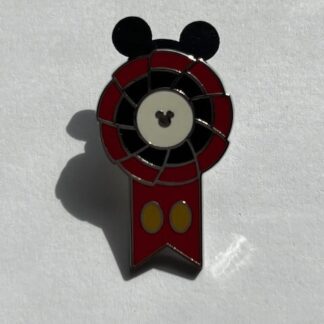 WDW 2019 Ribbon Mickey Mouse Red Hidden Mickey Disney Pin (C2)