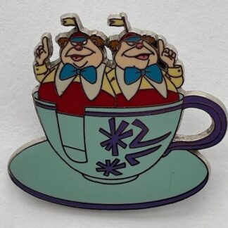 WDW 35 Magical Years Mad Tea Party Tweedledee Tweedledum Disney Pin (C7)