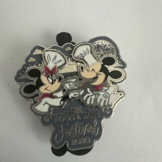 WDW Chef Mickey Minnie Epcot Food Wine Festival 2020 Disney Pin (B9)