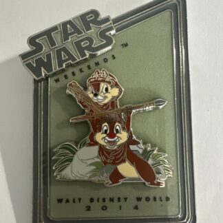 WDW Chip And Dale As Ewoks Star Wars Weekend 2014 Disney Pin (B9)